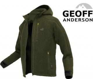 Bunda s kapucí TEDDY Geoff Anderson - Zelený XL