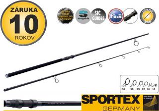 Kaprařský prut SPORTEX Purista XTF Carp 2-díl 366cm / 3,00LB