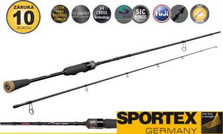 SPORTEX Přívlačový prut X-Act Trout SpooN 2-díl 195cm / 0,2-7g