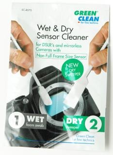 Sensor Cleaner Non full frame - čistící tyčinky Wet foam & Dry Sweeper (25ks) NEW