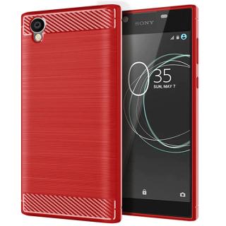 Barevný silikonový obal na Sony Xperia L1 Barva: Červená