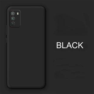 Barevný silikonový obal na Xiaomi POCO M3 Barva: Černá