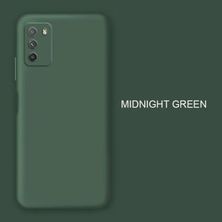 Barevný silikonový obal na Xiaomi POCO M3 Barva: Tmavě zelená