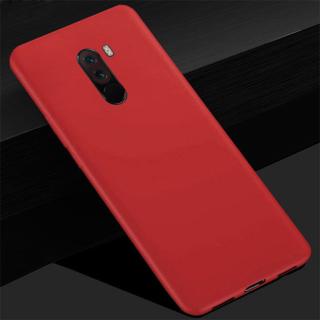 Barevný silikonový obal na Xiaomi Pocophone F1 Barva: Červená