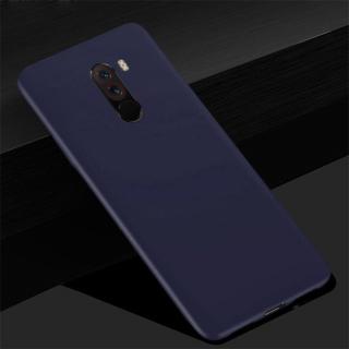 Barevný silikonový obal na Xiaomi Pocophone F1 Modrá: Tmavě modrá