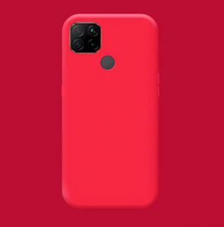 Barevný silikonový obal na Xiaomi Redmi 9C NFC Barva: Červená