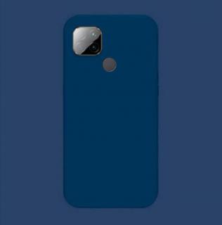 Barevný silikonový obal na Xiaomi Redmi 9C NFC Modrá: Tmavě modrá