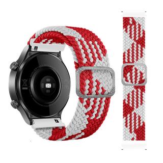 Elastický pásek na chytré hodinky - 20 mm. možnosti: Červeno-bílá
