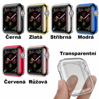 Elegantní obal na hodinky Apple Watch 5 40mm Barva: Červená 40 mm