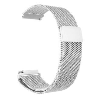 Kovový magnetický pásek na chytré hodinky Barva: Stříbrná, Velikost: 18 mm