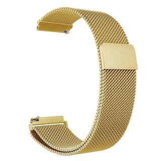 Kovový magnetický pásek na chytré hodinky Barva: Zlatá, Velikost: 20 mm