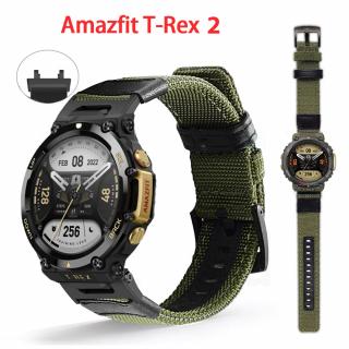 Koženo - nylonový pásek na hodinky - Amazfit T-Rex 2 Barva: Černá