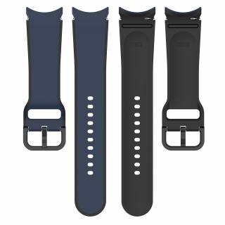 Luxusní dvoubarevný pásek na hodinky Samsung Galaxy Watch Barva: Modro-černá