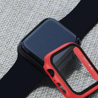 Luxusní obal na Apple Watch Serie 7 / 8 - 41 mm Barva: Červená-matná