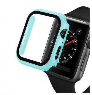 Luxusní pouzdro na hodinky pro Apple Watch 5 - 40mm Barva: Azurová