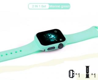 Luxusní set na hodinky pro Apple Watch 5 - 40mm Barva: Světle zelená