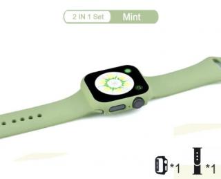 Luxusní set na hodinky pro Apple Watch 5 - 44mm Barva: Zelená