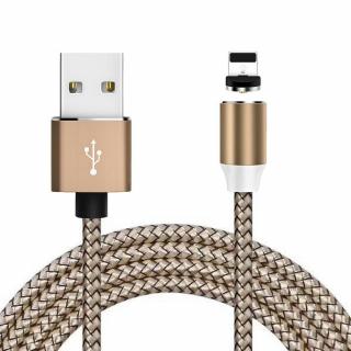 Magnetický nabíjecí USB kabel - barevný Barva: iPhone-Zlatá
