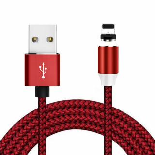Magnetický nabíjecí USB kabel - barevný možnosti: iPhone-červená