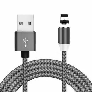 Magnetický nabíjecí USB kabel - barevný možnosti: iPhone-šedá