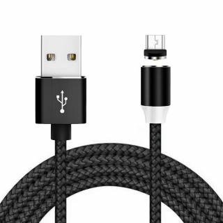 Magnetický nabíjecí USB kabel - barevný možnosti: microUSB-černý