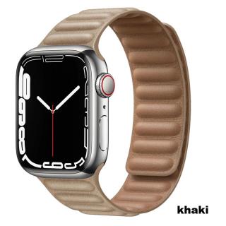Magnetický pásek na hodinky Apple Watch 38,40,41 mm možnosti: Khaki