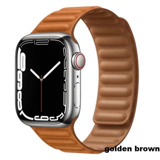 Magnetický pásek na hodinky Apple Watch 42, 44, 45 mm možnosti: golden brown