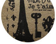 Malá peněženka Barva: Béžová - Eiffelova věž