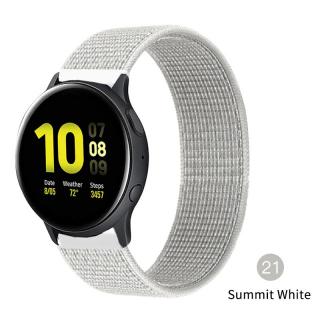 Nylonový pásek na hodinky 18 mm - řemínek Barva: Summit White 21