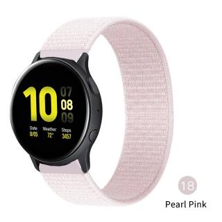 Nylonový pásek na hodinky 20 mm - řemínek Varianta: Pearle Pink 18