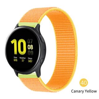 Nylonový pásek na hodinky 22 mm - řemínek Varianta: Canary Yellow 40