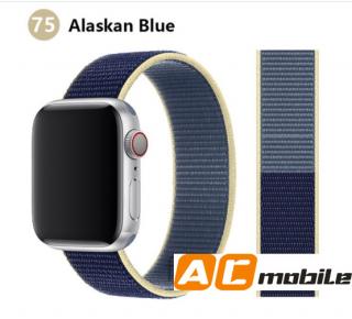 Nylonový pásek pro APPLE WATCH 38/40/41 mm možnosti: Alaskan Blue