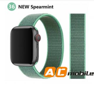 Nylonový pásek pro APPLE WATCH 38/40/41 mm možnosti: NEW Spearmint