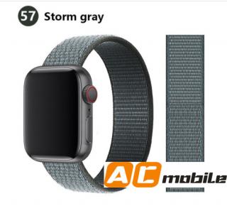 Nylonový pásek pro APPLE WATCH 38/40/41 mm možnosti: Storm gray