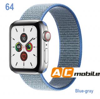 Nylonový pásek pro APPLE WATCH 42/44/45 mm možnosti: Blue-gray