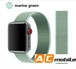 Nylonový pásek pro APPLE WATCH 42/44/45 mm možnosti: Marine Green