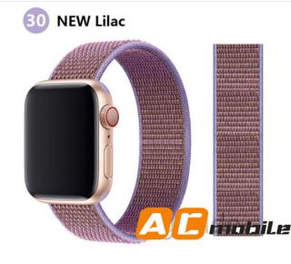 Nylonový pásek pro APPLE WATCH 42/44/45 mm možnosti: NEW Lilac