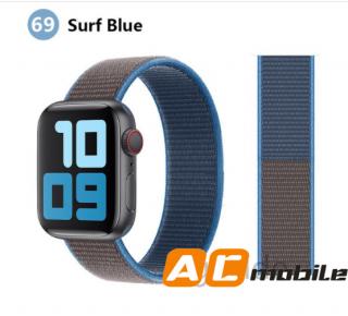 Nylonový pásek pro APPLE WATCH 42/44/45 mm možnosti: Surf Blue