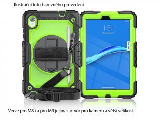 OUTDOOROVÝ KRYT NA LENOVO TAB M9 s krytem displeje Modrá: Černo-zelená