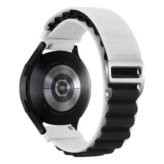 Pásek na hodinky Alpine Loop correa 20 mm Barva: Bílo černá