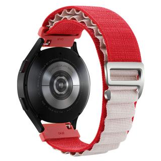 Pásek na hodinky Alpine Loop correa 20 mm Barva: Červeno bílá