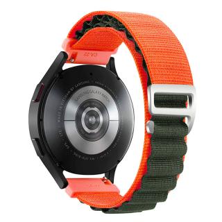 Pásek na hodinky Alpine Loop correa 20 mm Barva: Oranžovo tm. zelená
