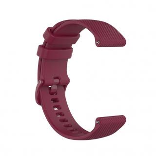 Silikonový pásek na Garmin Venu 2S / vívoactive 4S Barva: vínová