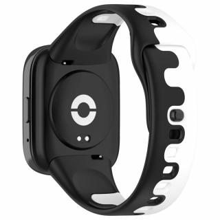 Silikonový pásek na Redmi Watch 3 Active Barva: Bílo černá
