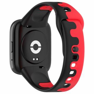 Silikonový pásek na Redmi Watch 3 Active Barva: Černo-červená