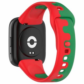 Silikonový pásek na Redmi Watch 3 Active Barva: Červeno zelená