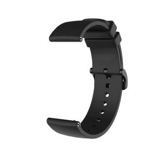 Silikonový řemínek na hodinky - 20 mm Barva: Černá