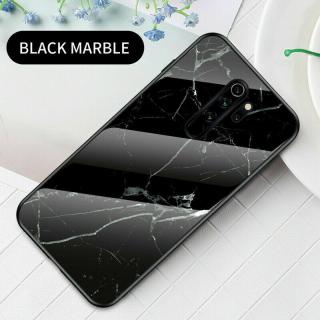 Skleněný obal na Xiaomi Redmi Note 8 PRO Barva: BLACK MARBLE