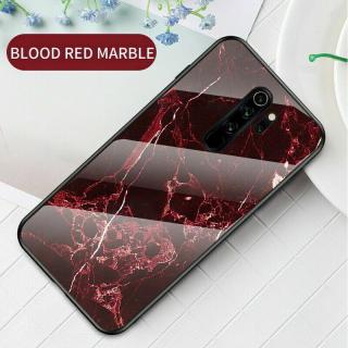 Skleněný obal na Xiaomi Redmi Note 8 PRO Barva: BLOOD RED MARBLE