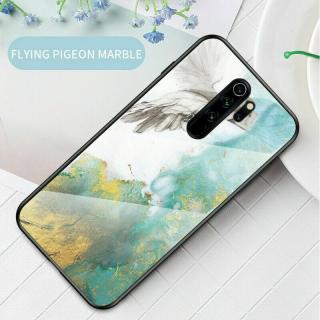 Skleněný obal na Xiaomi Redmi Note 8 PRO Barva: FLYING PIGEON MARBLE